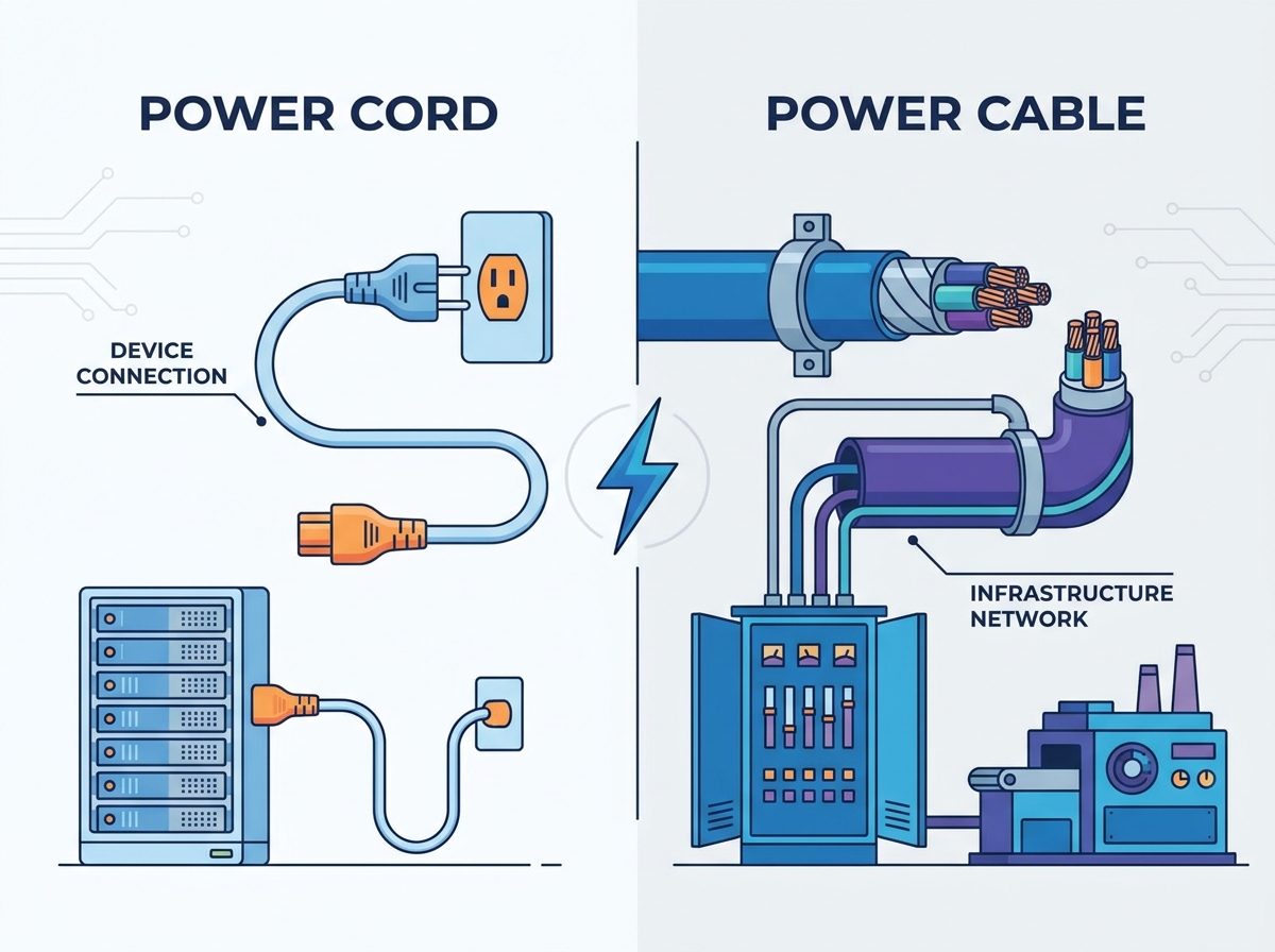Industrial spool versus flexible terminated line